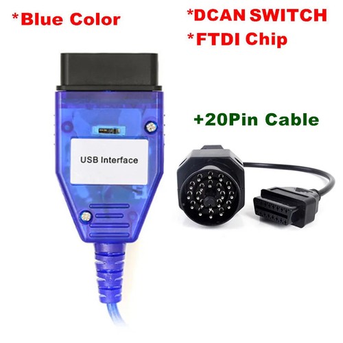 Switch FTDI K+DCAN USB Interface For BMW Ediabas OBD2 CAN SCAN Diagnostic Tool - Bild 12 von 18