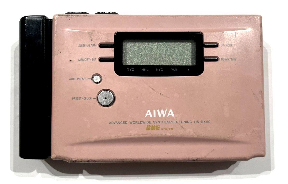 アイワ AIWA HS-RX50 ポータブルカセットプレーヤー AIWA HS-RX50 stereo radio cassette player Made in Japan