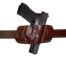 Two Slot Sport OWB Carry Fast Draw Handmade Gun Holster With Snap