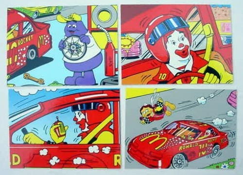1996 Collect a Card McDonalds Master Set Adventures Ronald McDonaldland 500 Race - Picture 14 of 22