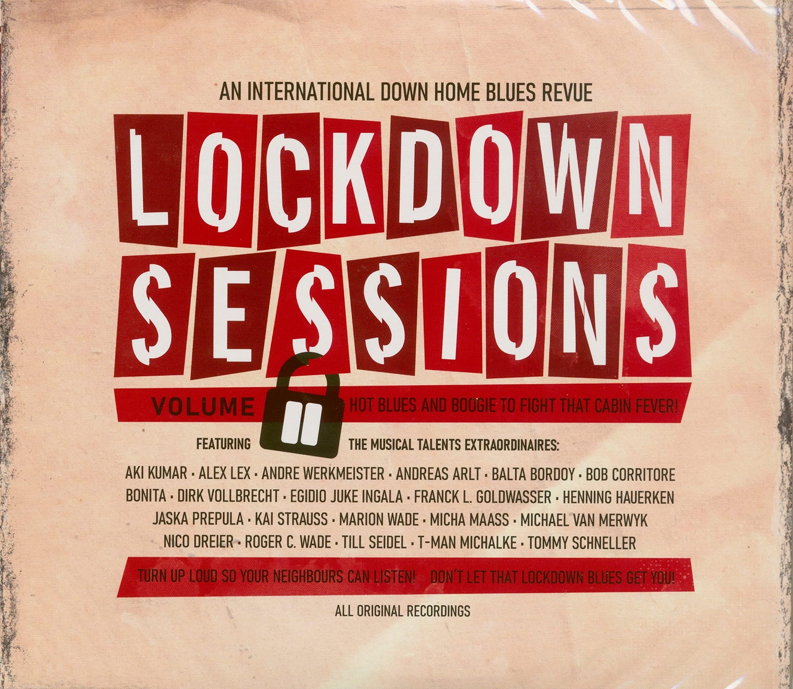 Various Lockdown Sessions 2: Hot Blues & Boogie To Fight That Cabin Fever (CD)
