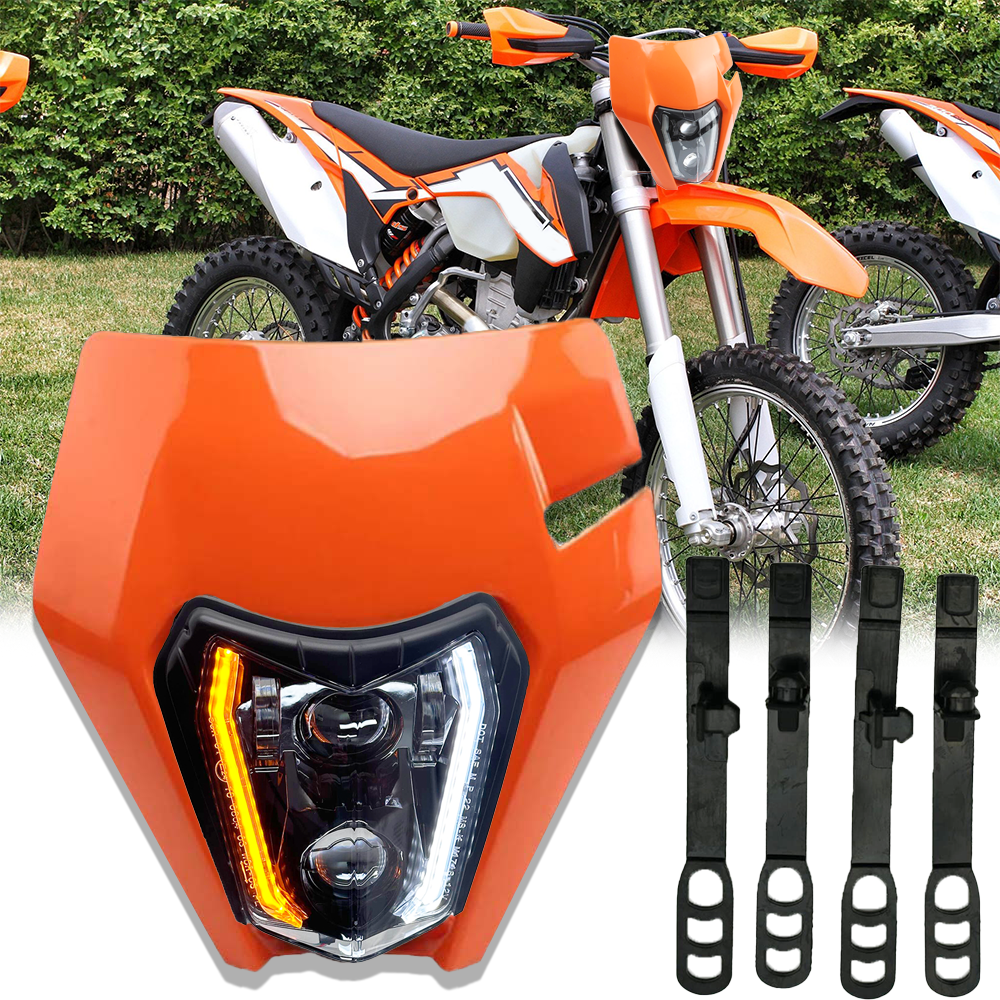 KTM EXC-F EXC Six Days 300 350 450 500 690 Front LED KTM EXC-F EXC Six Days 300 350 450 500 690 Front LED