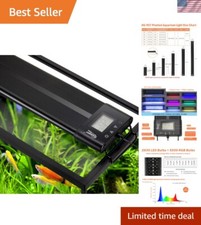 Programmable Aquarium Light 12-17" - 7 Colors with Sunrise Sunset Simulation