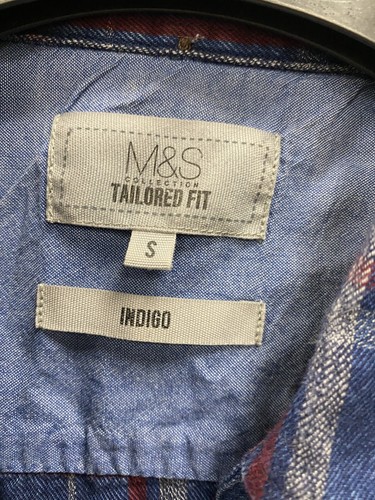 M&S Tailored Fit Short Sleeved Shirt Size Small - Picture 4 of 4