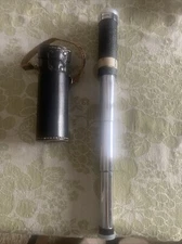 Vintage TASCO Deluxe Pocket Monocular Telescope Spyglass with Case 25x30mm Japan