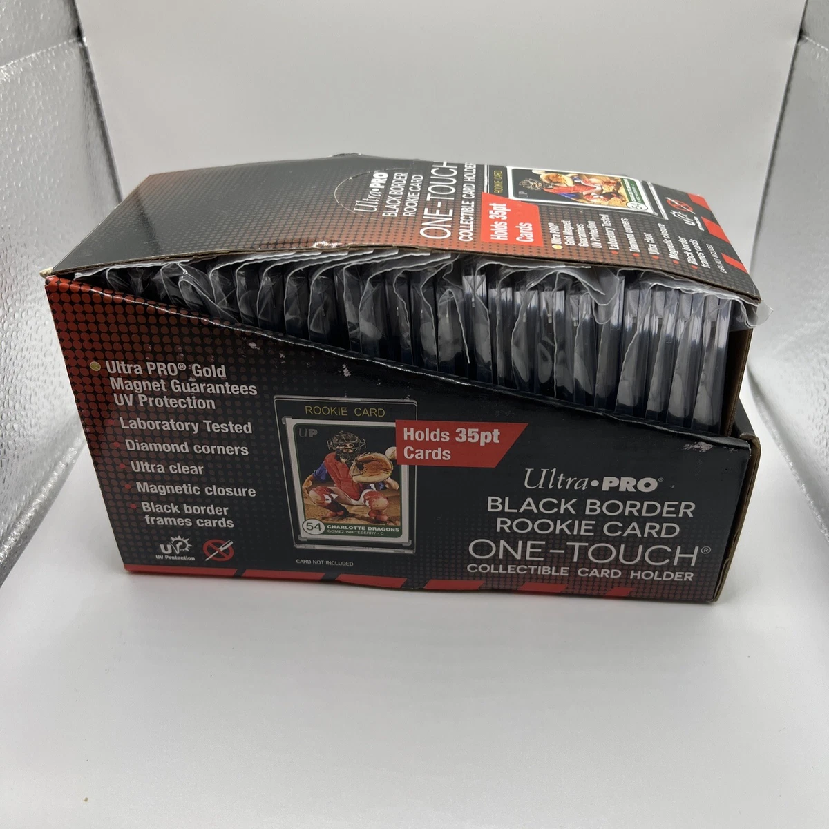 Venssu Toploader - Caja De Almacenamiento Para Tarjetas Magnéticas, Funda Con Soporte Para Tarjetas De Un Solo Toque, Funda Con Imán Fuerte Para Tarjetas Magic Commander TCG (capacidad Para Más De 130