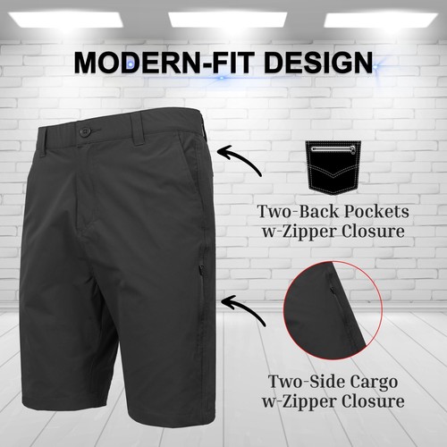 Mens Cotton Flex Stretch Button Closure Chino Shorts (Sizes 30-42) NEW FREE SHIP - Picture 6 of 28