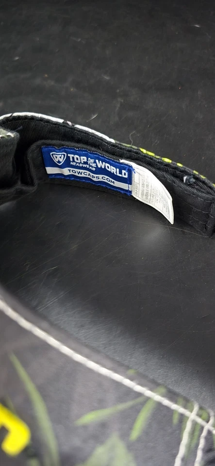 OREGON DUCKS Negro/Amarillo ESTILO HAWAIANO COLLEE VISERA Fútbol Golf Sombrero Fan Cap Foto 3 de 4