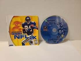 Sega Dreamcast NFL2K Game And Manual 