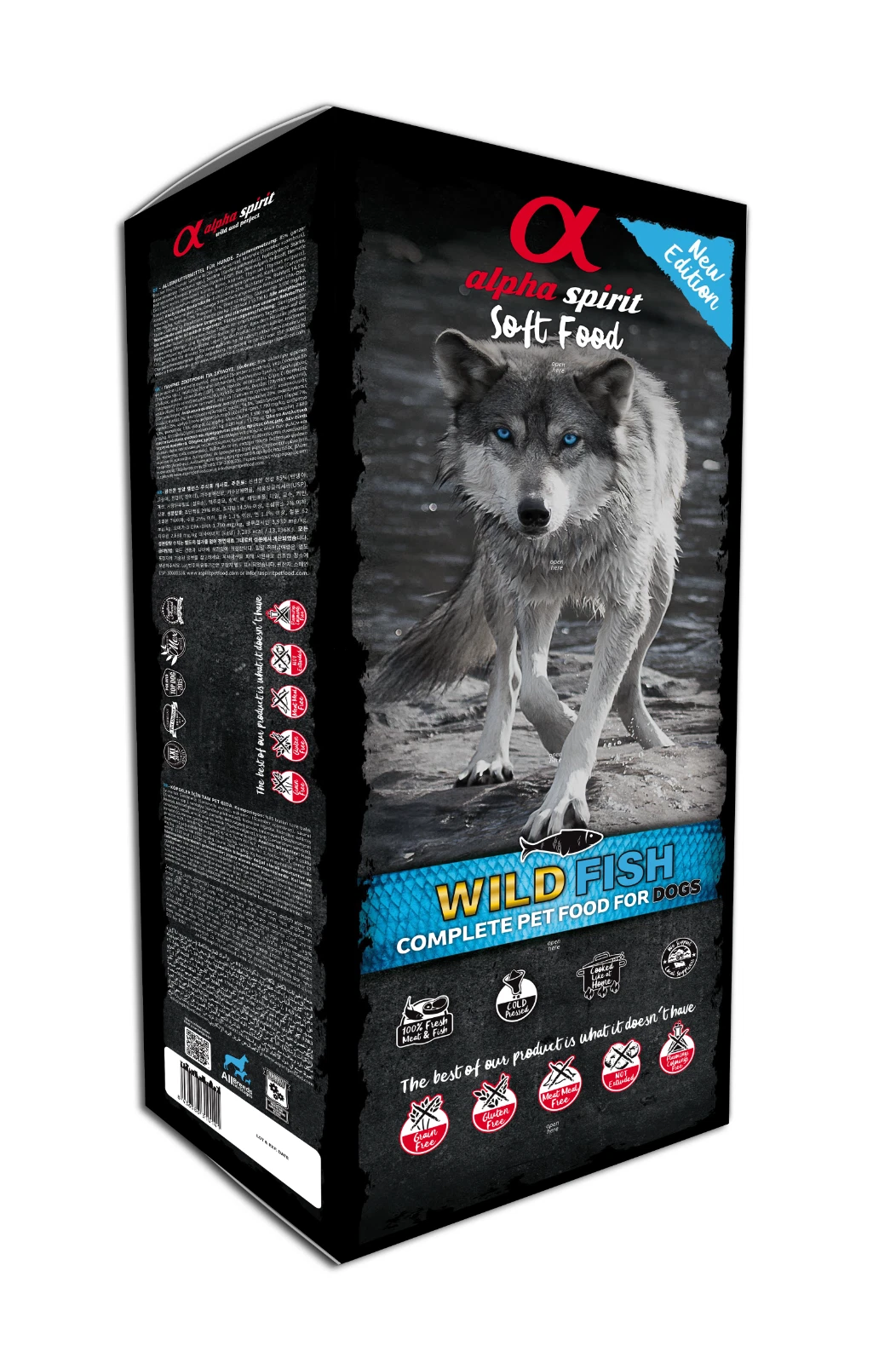 Alpha Spirit Wild Fish Complete Dog Food - Semi-Moist
Opens in a new window or tab