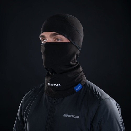 Oxford Advanced Windproof Motorcycle Motorbike Balaclava Black - Picture 3 of 8