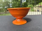 1930's Bauer Pottery Orange Red Ring 2 3/4" Tumbler Very Good Used Condition