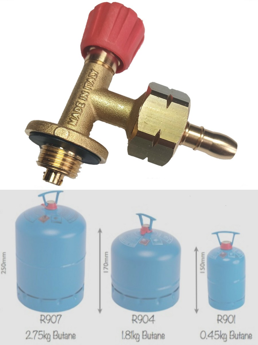 Kit regulador CAMPINGAZ con válvula de seguridad 28 Gr | Leroy Merlin