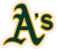 Oakland Athletics Vinyl Decal Sticker Car Truck Bumper Tumbler Mug
