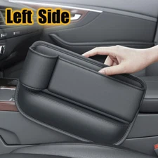 1x Car Seat Gap Filler Phone Holder Storage Bag Organizer Box Accessories Black
