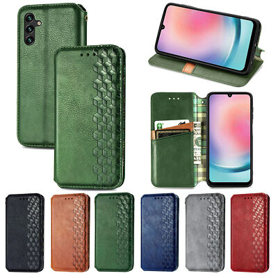 Folio Wallet Leather Phone Case Cover For Samsung Galaxy A55 A36 A27 A16 A05 A06