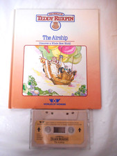 1985 Teddy Ruxpin Toys World of Wonder The Airship Book and Cassette Tape w Case