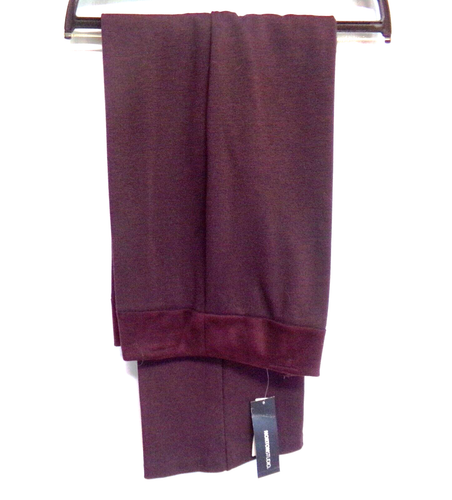 NEW WITH TAGS NORTON STUDIO WOMEN CASUAL PANTS WINE COLORED SIZE M - Picture 2 of 6