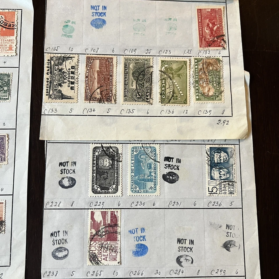 老式10页墨西哥邮票 — 第 4/4 张图片