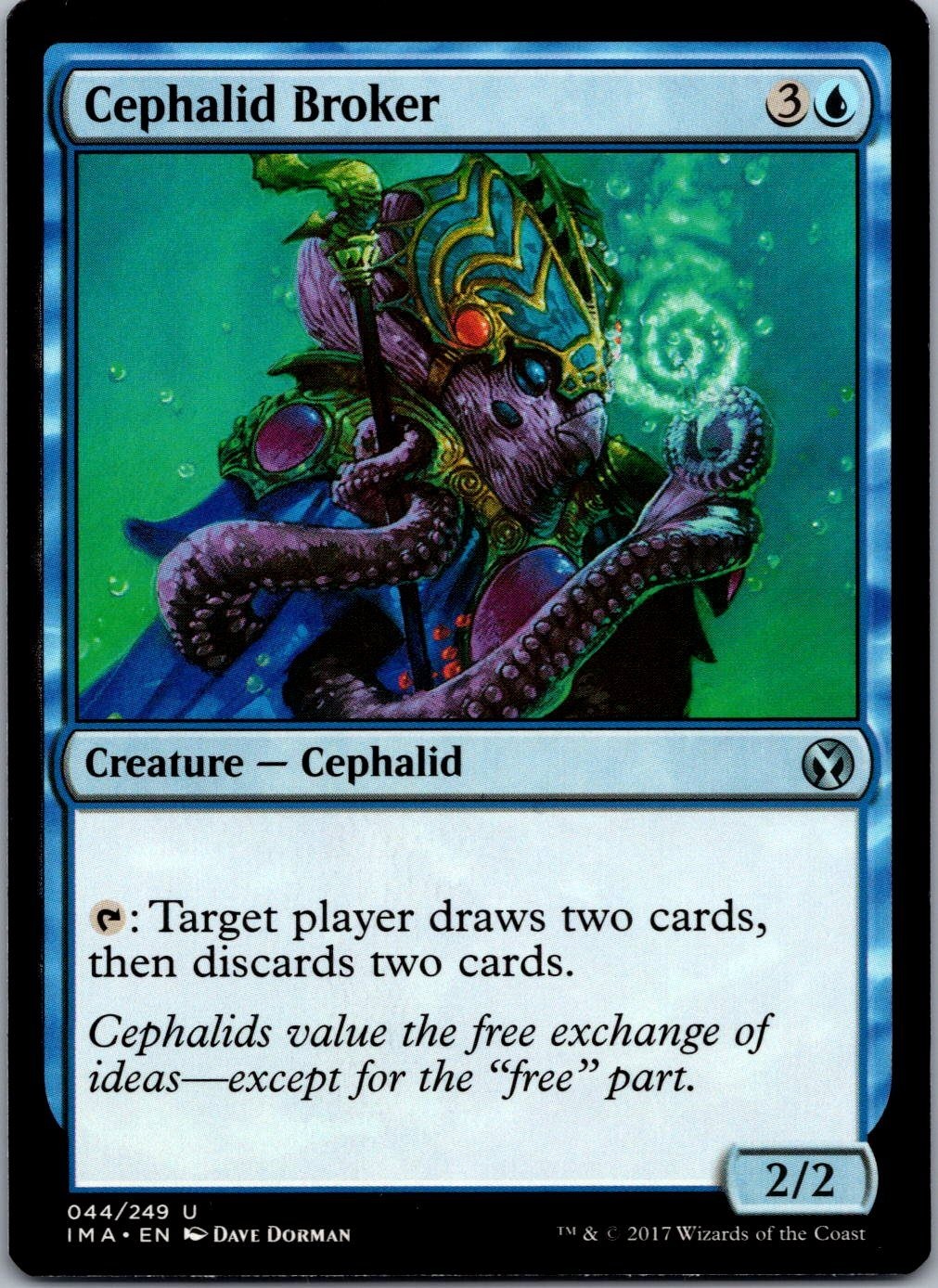 Magic Cephalid Broker Iconic Masters 44 Lightly Played