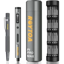 81-in-1 Mini Electric Screwdriver Set with 4 Torque Settings，3.7V Precision S...