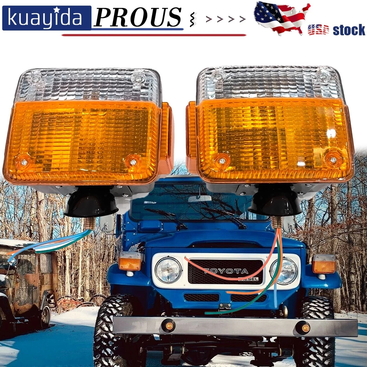 Las Mejores Ofertas En Njuntos De Luz De Señal De Vuelta Para 1980 Toyota Land Cruiser | EBay