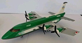 Lego Cargo Plane 7734 City Airport 100% Complete Set 463 Pieces 3 Minifigures