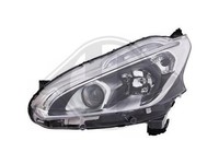 Scheinwerfer Links FüR Peugeot 208 2015-2019 Mit Led-Tagfahrlicht