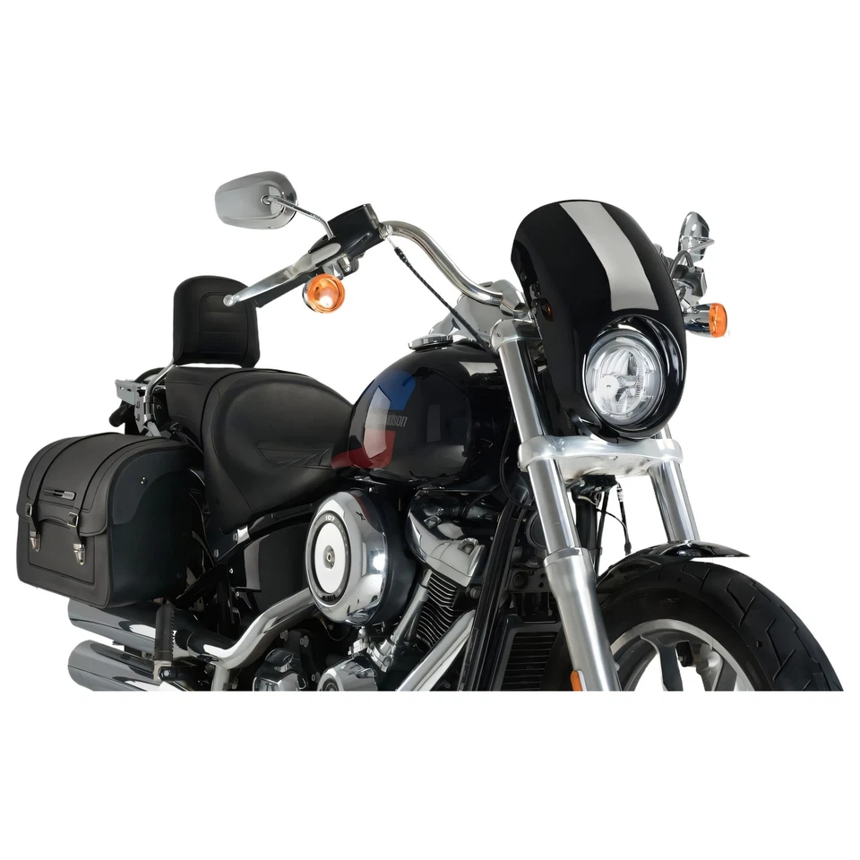 Puig Anarchy pour Harley davidson SOFTAIL LOW RIDER FXLR Noir - Photo 1/1