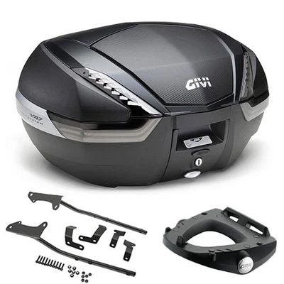 Kit Bauletto V47NNT GIVI + Staf es pour BMW F 900 R 2024-2026, Noir - Photo 1/4