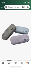 HSYMQ 3Pack Hard Shell Eyeglass Cases ~ Small 5.9”