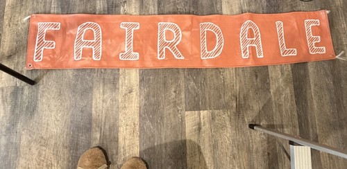 Fairdale Bikes BMX Sunday Odyssey Orange White Bicycle Banner 6x1