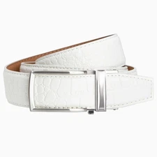 New NexBelt Golf Alligator Belt White 2.0 - White