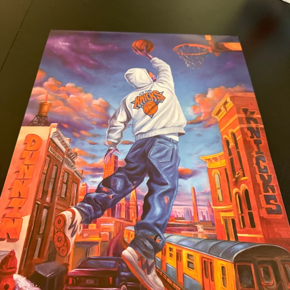 Limited Edition Dunkin’ X New York Knicks Poster Design By International Artists - Image 4 of 4