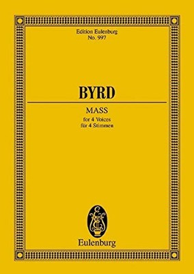 MASS IN F MINOR: FOR 4 VOICES (SATB) (EDITION EULENBURG) By Frederick Hudson
