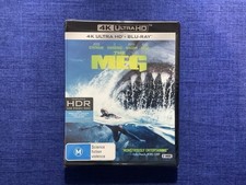 The Meg | Blu-ray + 4K Uhd (Blu-ray, 2016) Jason Stratham - Brand New Sealed