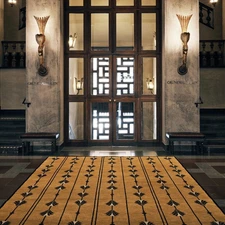 Handmade Traditional Hand Tufted Yellow Nz Wool Carpet Bedroom 10x12