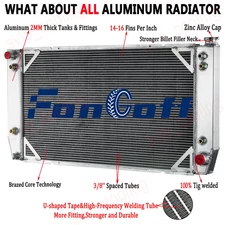 Radiator 3Row For 1988-00 Chevy C/K C2500 K3500 GMC C3500 Sierra Suburban CU1696