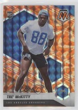 2021 Panini Mosaic Rookies Reactive Orange Mosaic Prizm Tre' McKitty #386 05gv