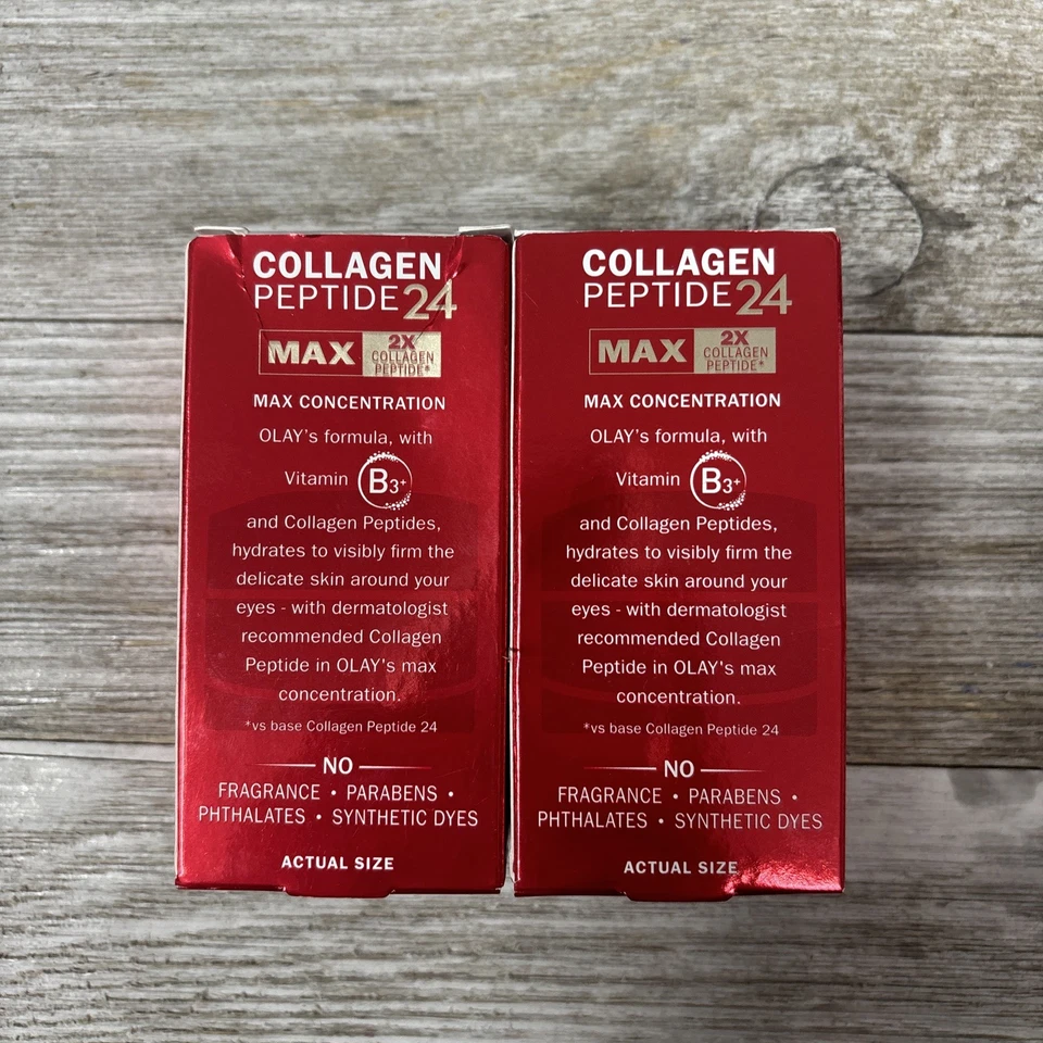 Lot Of 2  Olay Eyes Collagen Peptide 24 Max Eye Cream Fragrance Free 15mL - Image 3 of 4