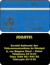 N°253  RARE TELECARTE DU SENEGAL / 00349051 / COTE 30 € / TTB-LUXE