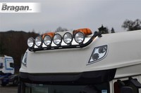 DachträGer +Led+ Spot Lampe FüR DAF XF 106 2013 + Superspace Black Edelstahl Cab