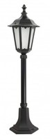 Rustikale Wegeleuchte Schwarz 76Cm E27 IP43 Dekorative AußEnlampe Garten Dilsen