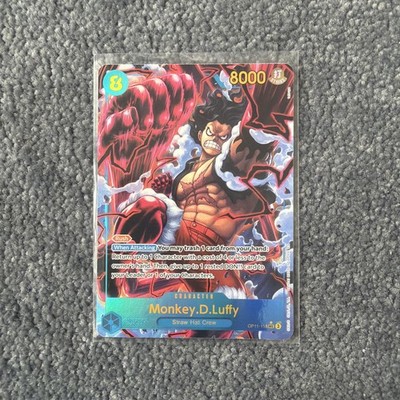 Monkey.D.Luffy OP11-118 SEC (Alt Art) A Fist of Divine Speed - Englisch