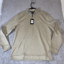 Under Armour Golf Storm SweaterFleece Quarter Zip Pullover Men  s Large NWT