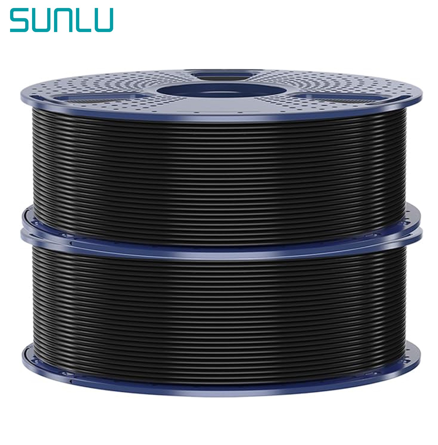 SUNLU ASA 3D Drucker Filament 1.75mm 2*1KG UV/Regen/Hitzebeständig Schwarz