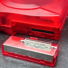 SEGA Dreamcast VA1 Console Translucent Red Shell USB-PD Power Supply MOD NTSC-J