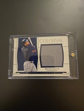 2022 Panini National Treasures - Colosal Materials Myles Straw #CLM-MY /99 (MEM)