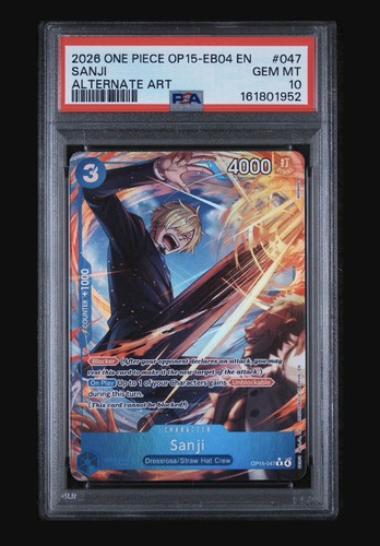 Sanji (Alternate Art) graded PSA 10 for sale on eBay