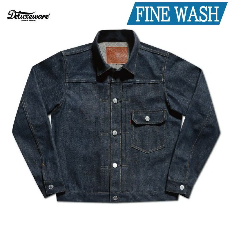 DELUXEWARE 1949XJ-SF 13.6oz DE COLECCIÓN PRIMERA CHAQUETA DE MEZCLILLA...